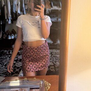 Urban Outfitters - Retro Floral Mini Skirt